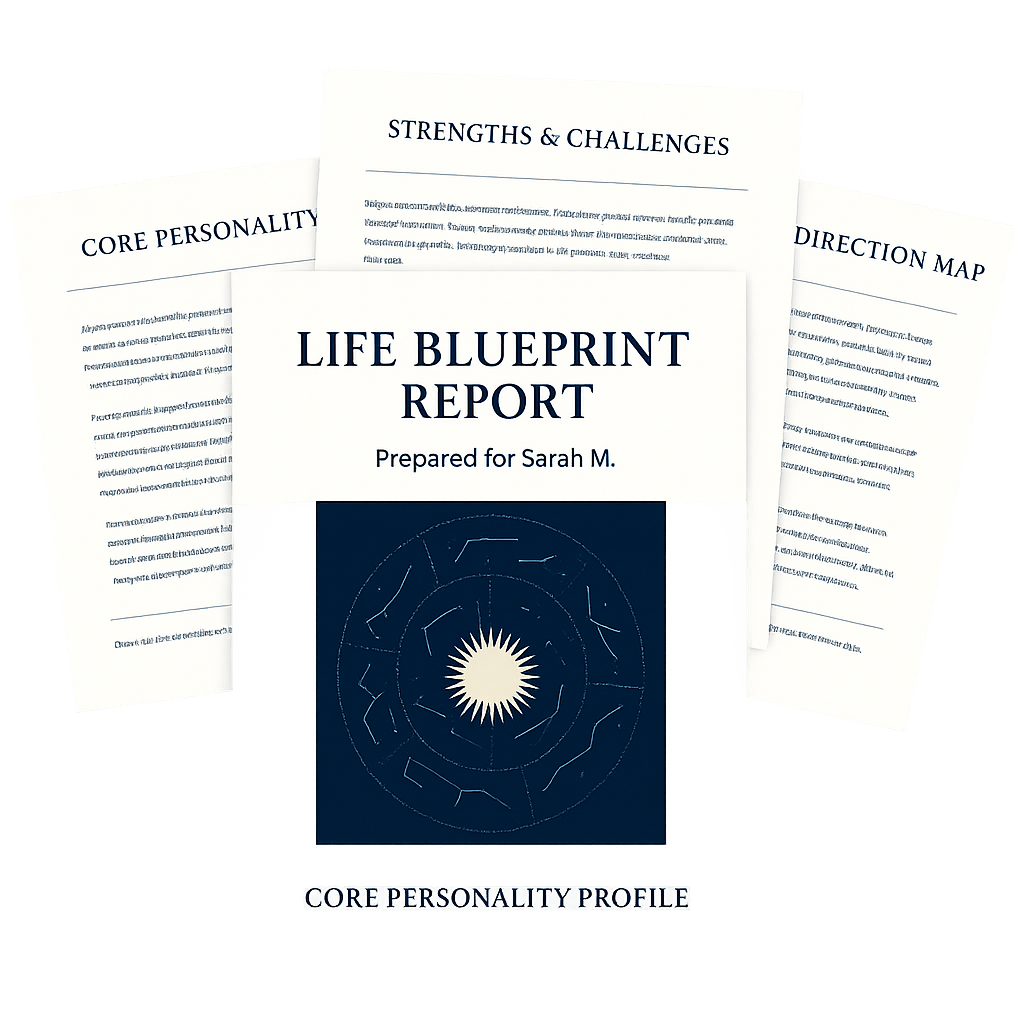 Life Blueprint Report – Find Clarity, Confidence & Direction
